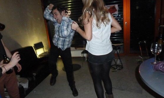 Erasmus party dancing