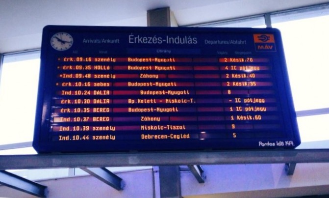 Train station Timetable Nyíregyháza